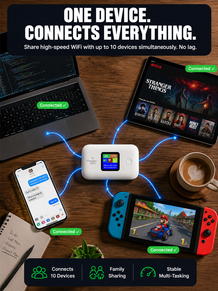 【✨ For the Price of Two Beers: Get Lifetime Free High-Speed Wi-Fi. No Contracts, No Monthly Bills—Just Instant 5G Anywhere. ✨】