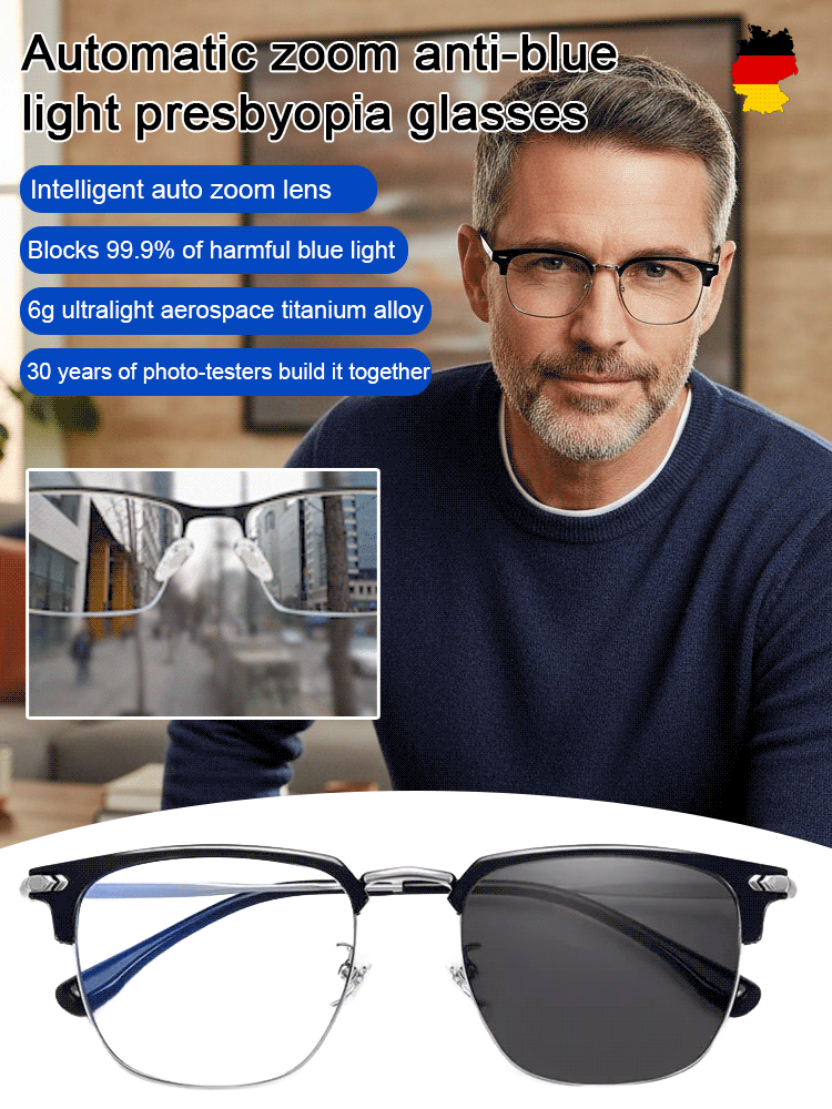 Upgrade Your Vision for the Price of a Few Coffees! ☕️ Get intelligent, auto-focus, blue-light blocking readers that adjust to YOU. No prescription needed!