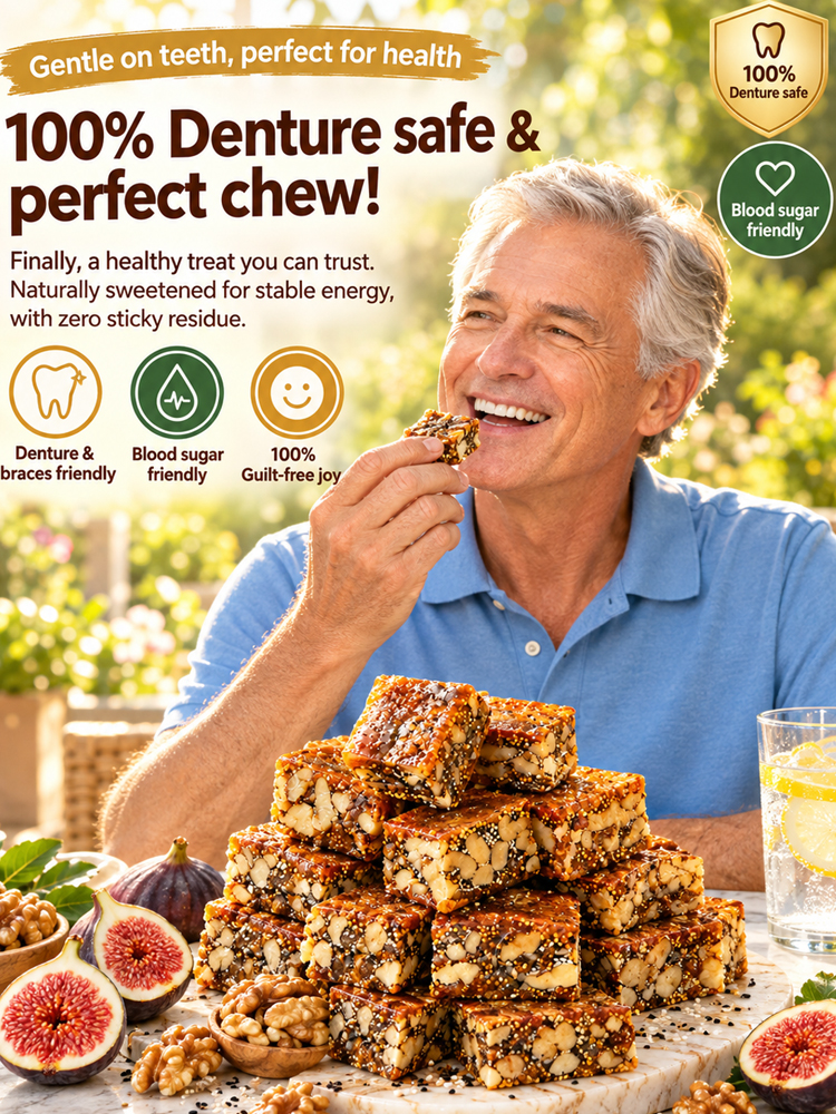 【Only 21 days of sales per year】 Premium California Fig, Walnut & Sesame Superfood Bites