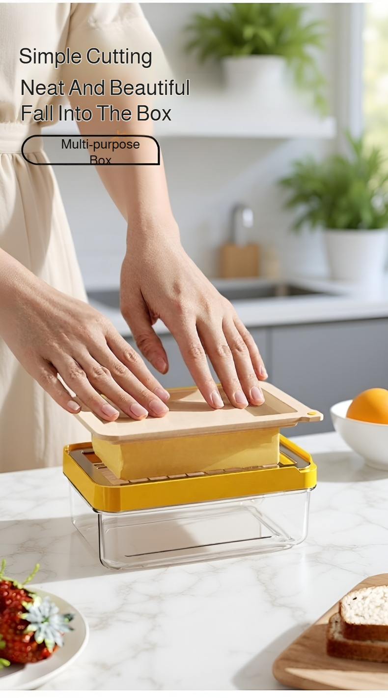 Close-up of airtight seal on Butter Storage Box
