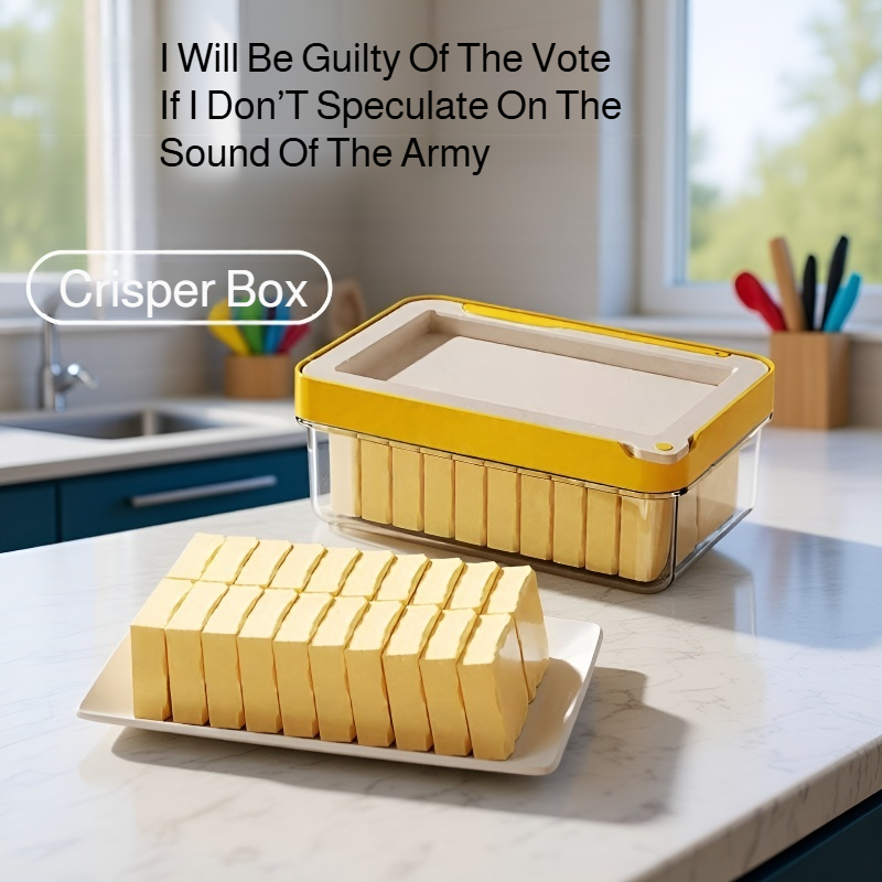 Butter Slicer & Storage Box with Built-in Cutter and Airtight Seal