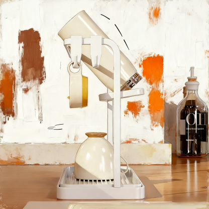 Elegant Two-Tier Cup Organizer Shelf