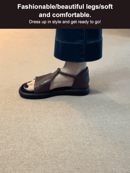 🛑 Stand for 8 hours with zero arch pain! These Japanese handcrafted Kobe leather sandals eliminate foot fatigue while giving you an invisible 2.5-inch (6cm) height boost.