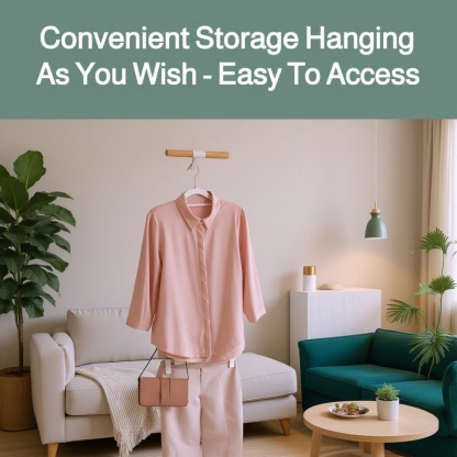  Door Back Double Shoulder Bag Hanger Rack