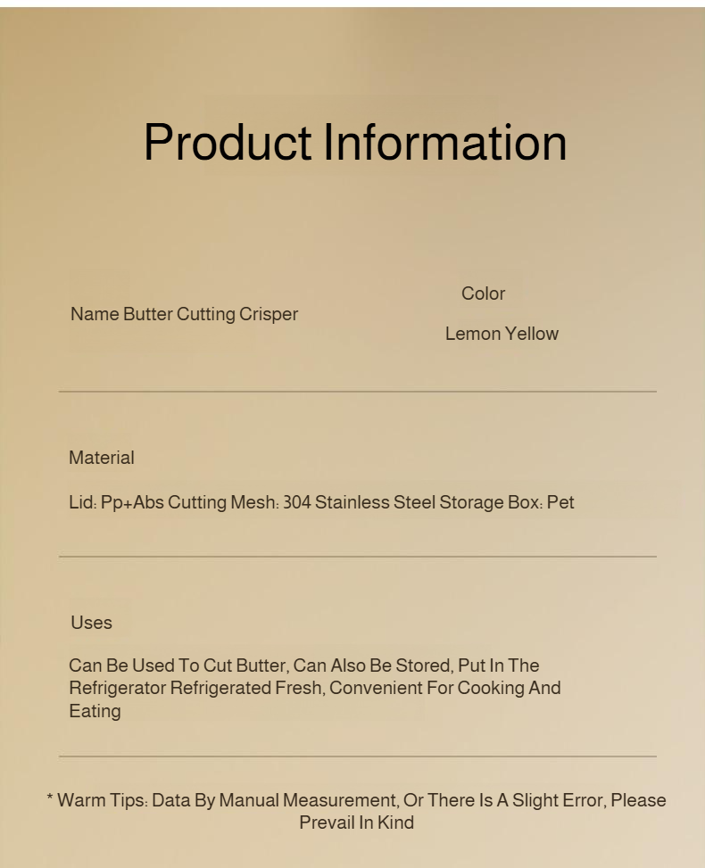 Butter Slicer & Storage Box ideal for kitchen organization