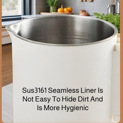 One-piece folding portable kettle