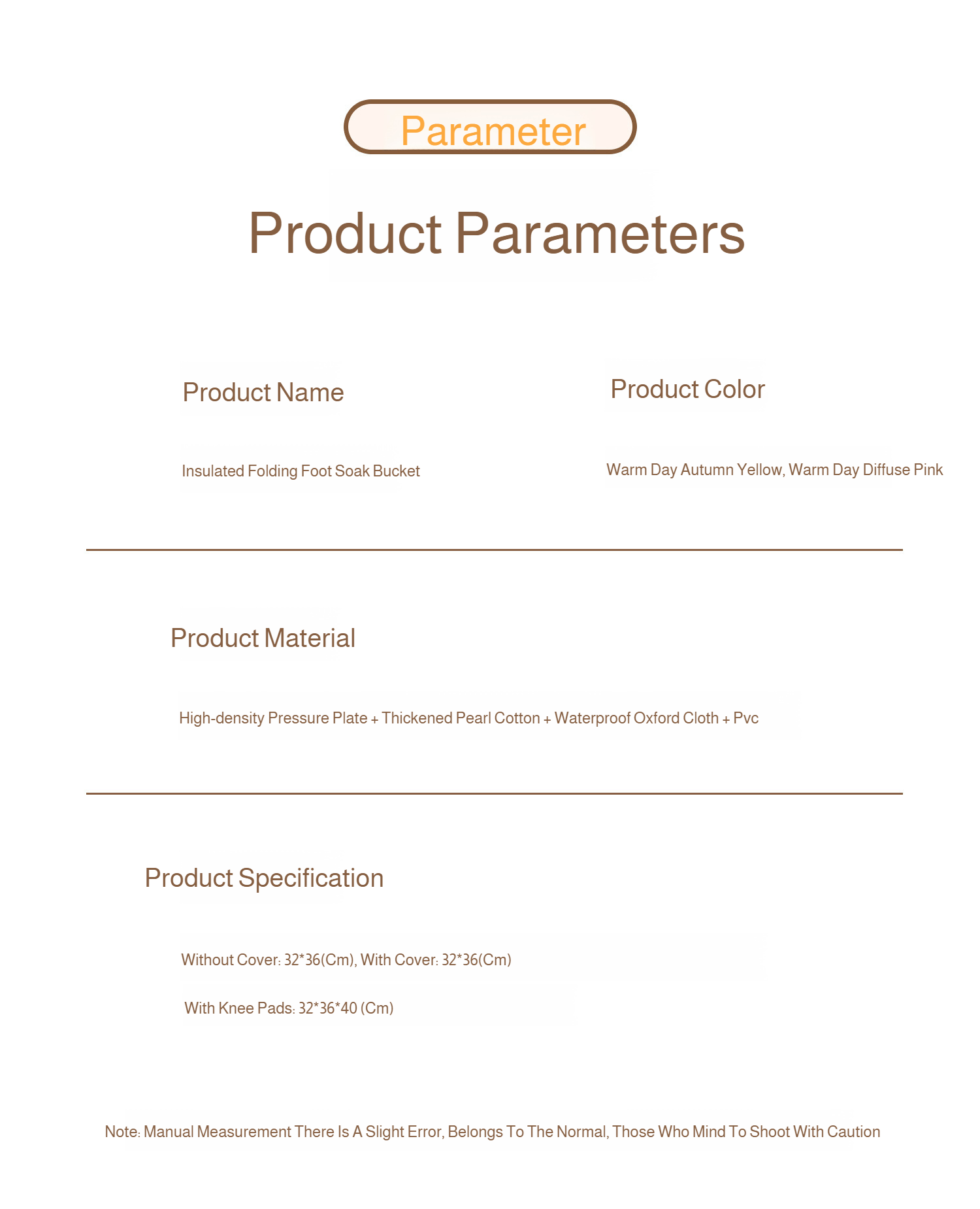 Easy to store collapsible foot spa basin