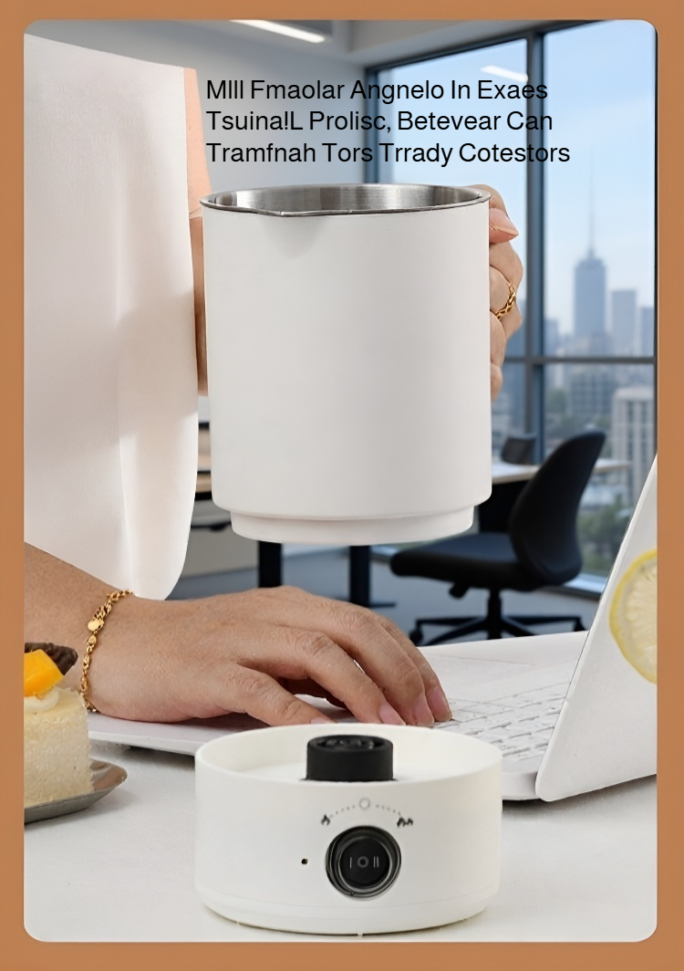 Easy-to-carry folding kettle in suitcase