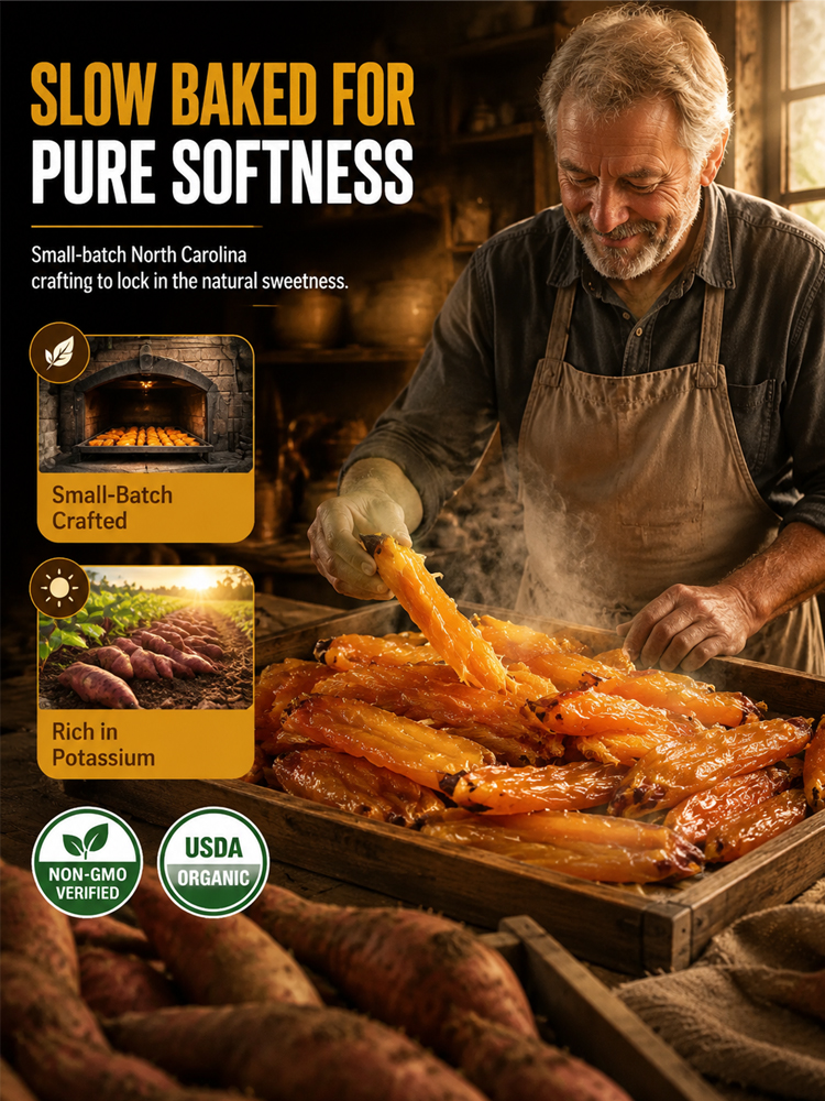 【✨<Available Only 20 Days/Year> Premium North Carolina sweet potatoes, freshly harvested with incredibly rich and plump flesh! ✨】