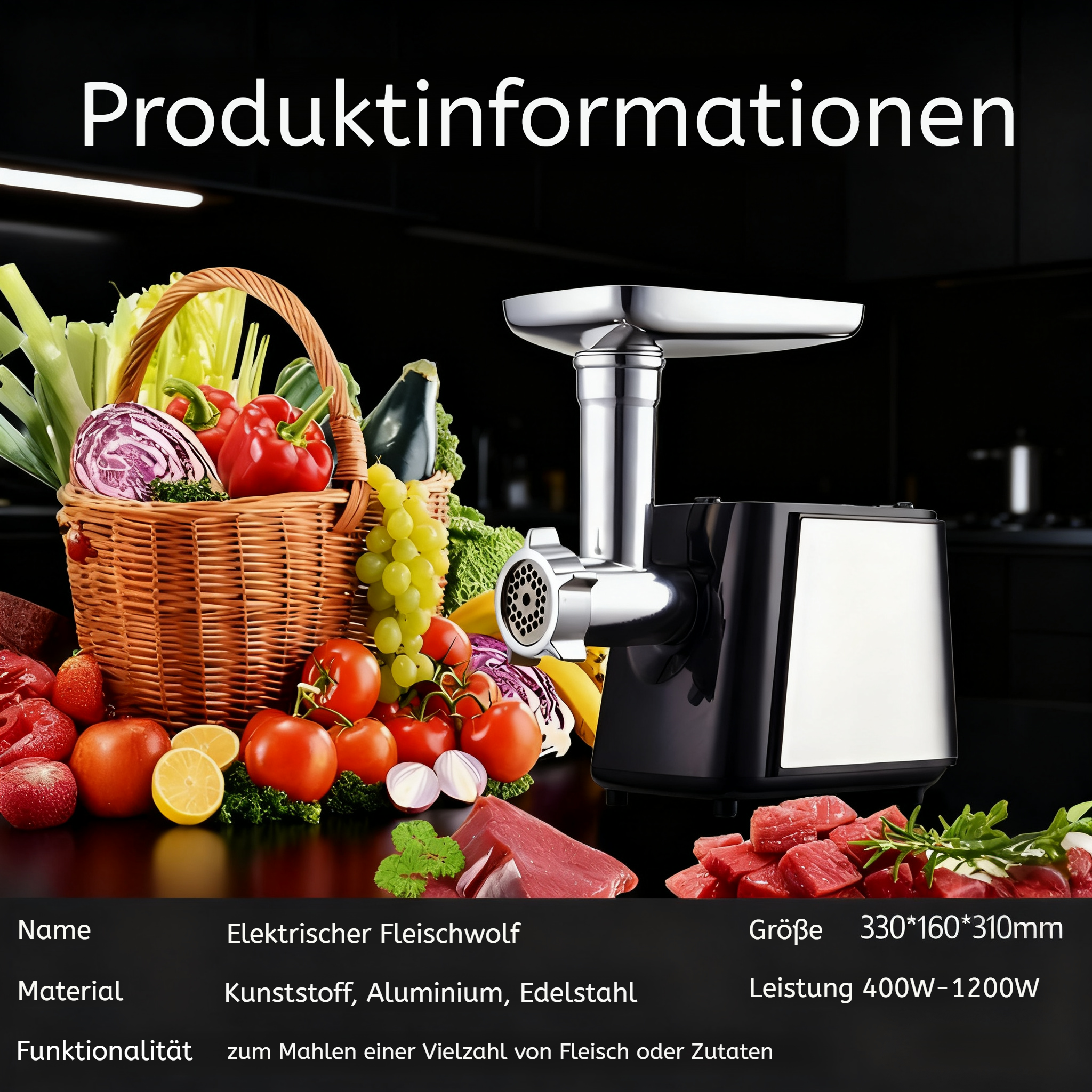 Schnelle und einfache Wurstproduktion zu Hause