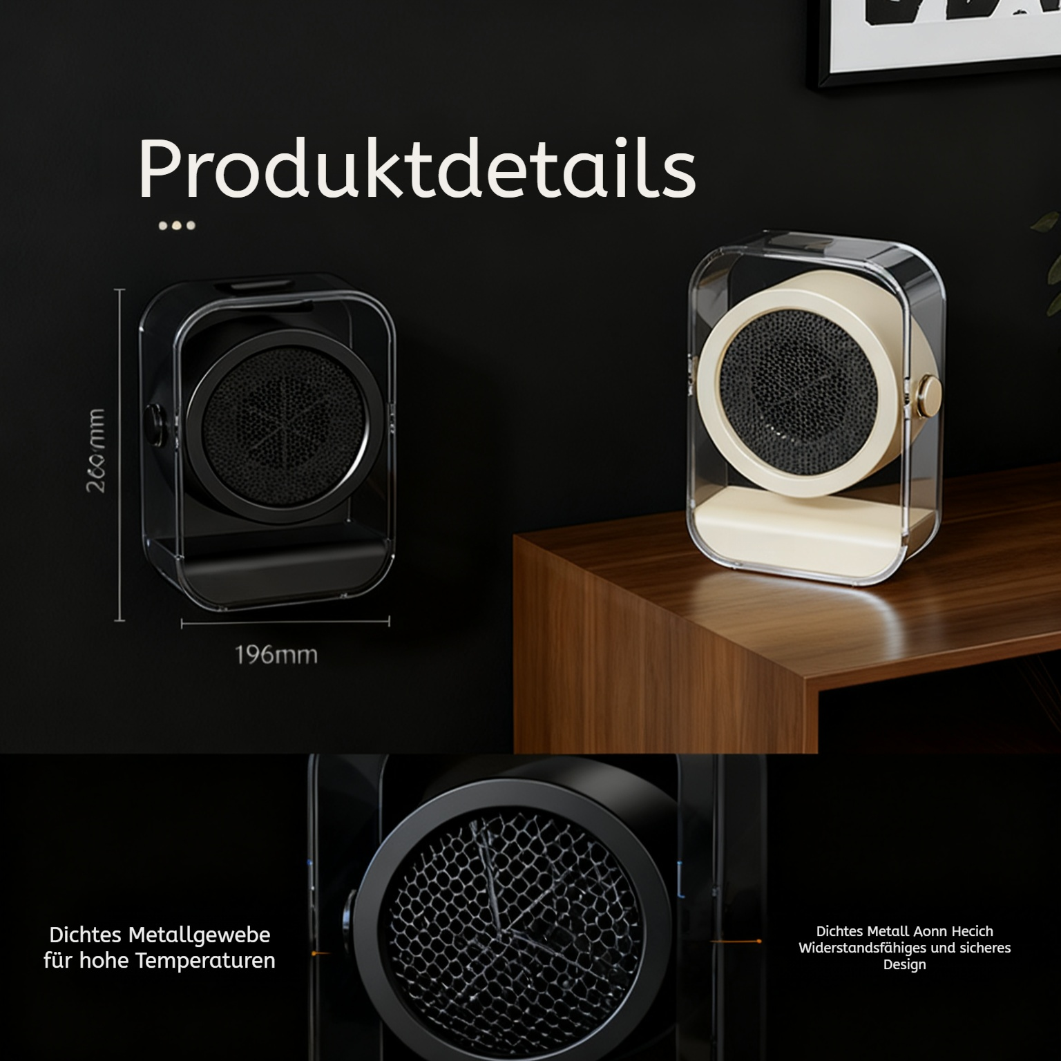 Multifunktionaler Heizlüfter