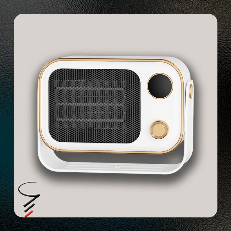 Leiser, bohrlos montierbarer PTC-Keramik-Heizlüfter für die Wand