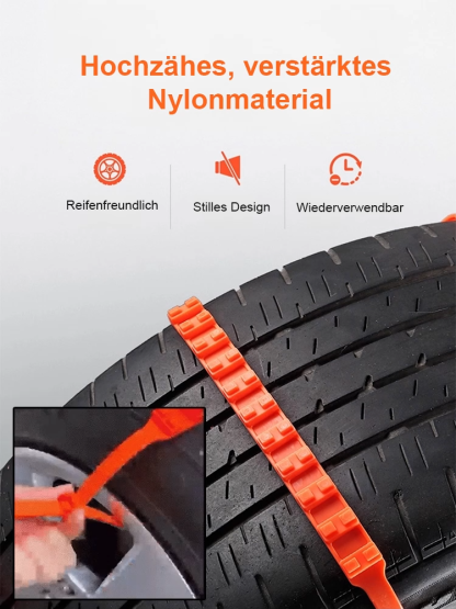 ❄️ Sicher durch den Winter in Sekunden! Die einfachste Schneekette der Welt – ohne Werkzeug, ohne Stress.