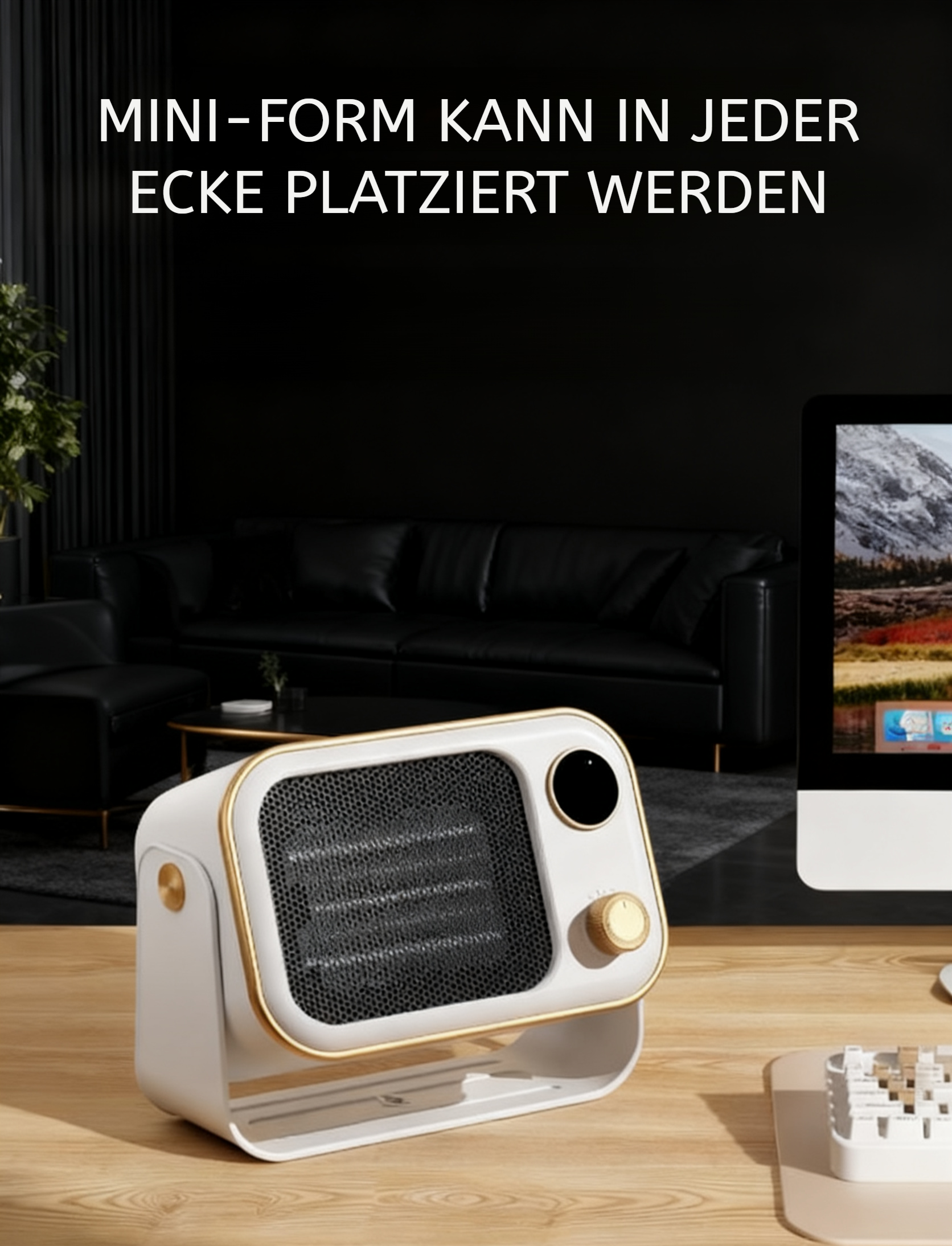 Sicherer und leiser Wandheizlüfter für Wohnräume