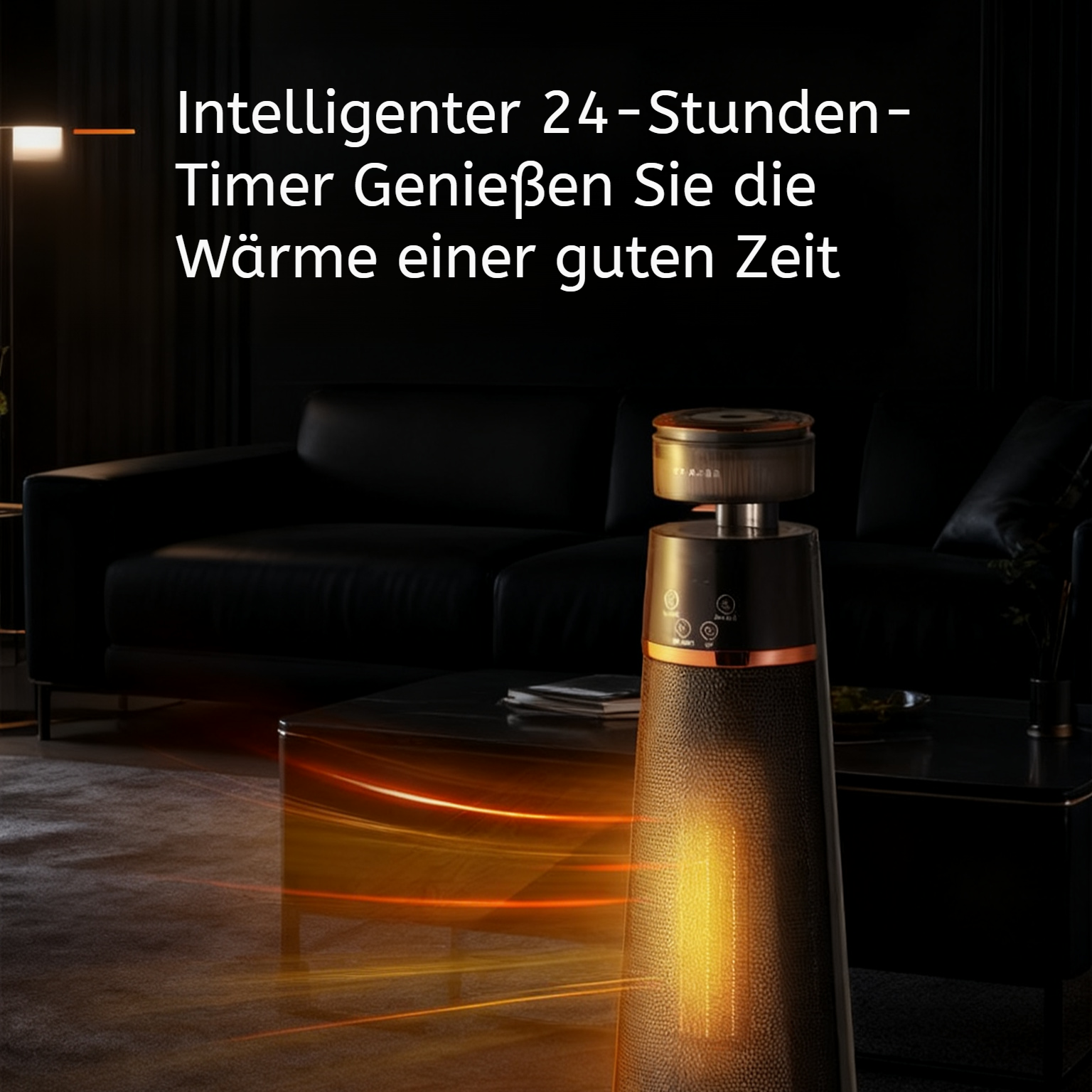 Schnellheizender, leiser Luftbefeuchter mit Sprachsteuerung und Fernbedienung für den Haushalt