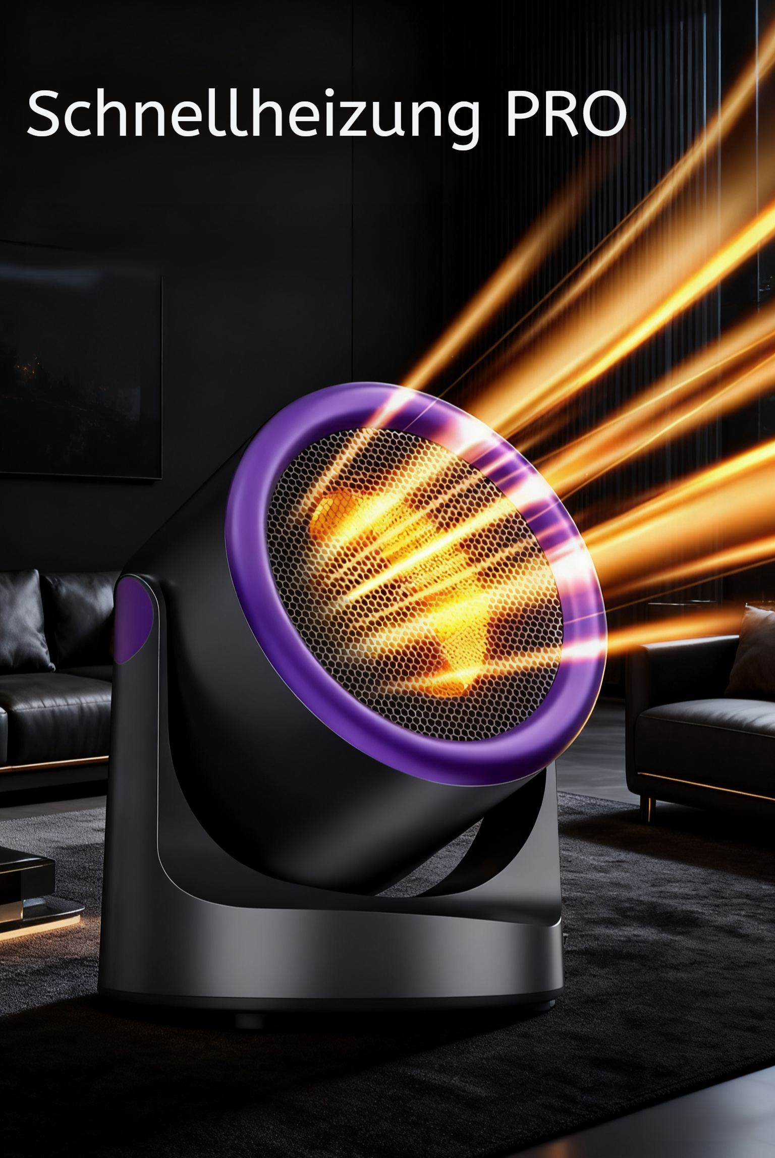 Mini Tisch-Heizlüfter mit PTC-Heiztechnologie