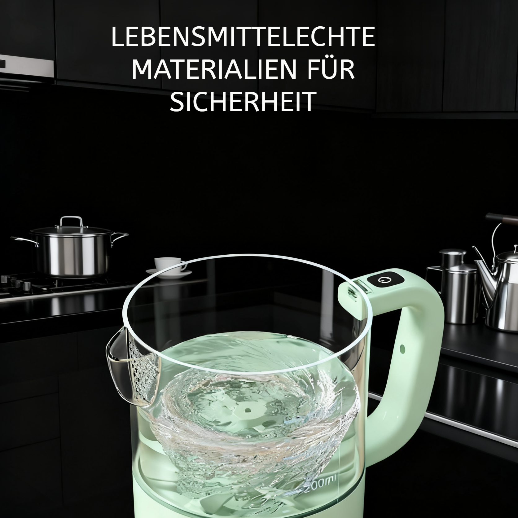 Vollautomatischer, selbstreinigender elektrischer Rührer