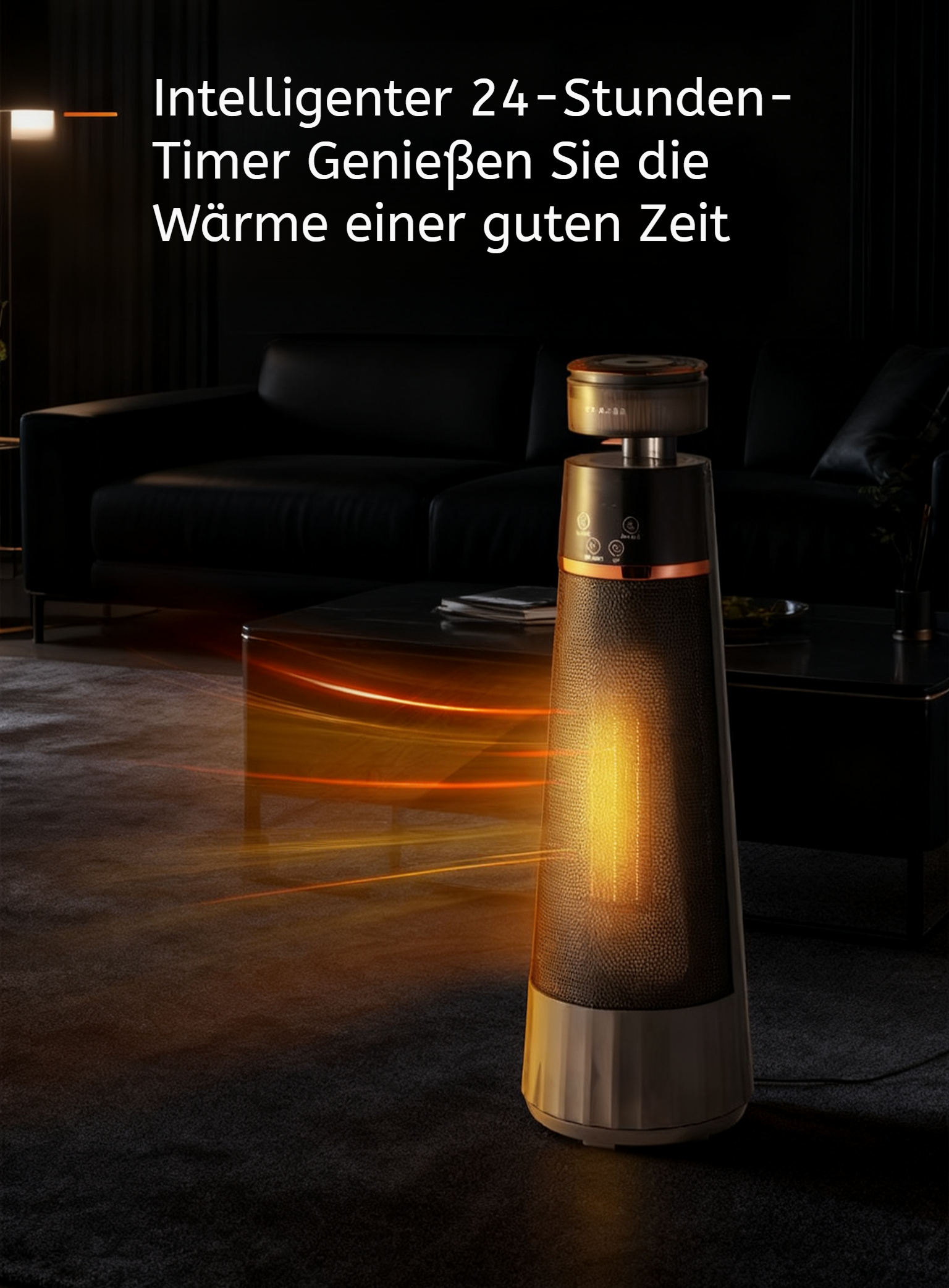 Schnellheizender Luftbefeuchter mit Sprachsteuerung für Wohnräume