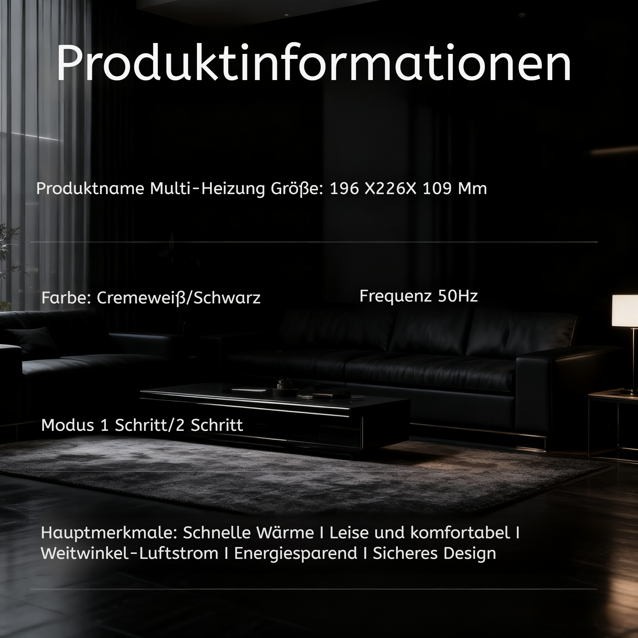 Multifunktionaler Heizlüfter