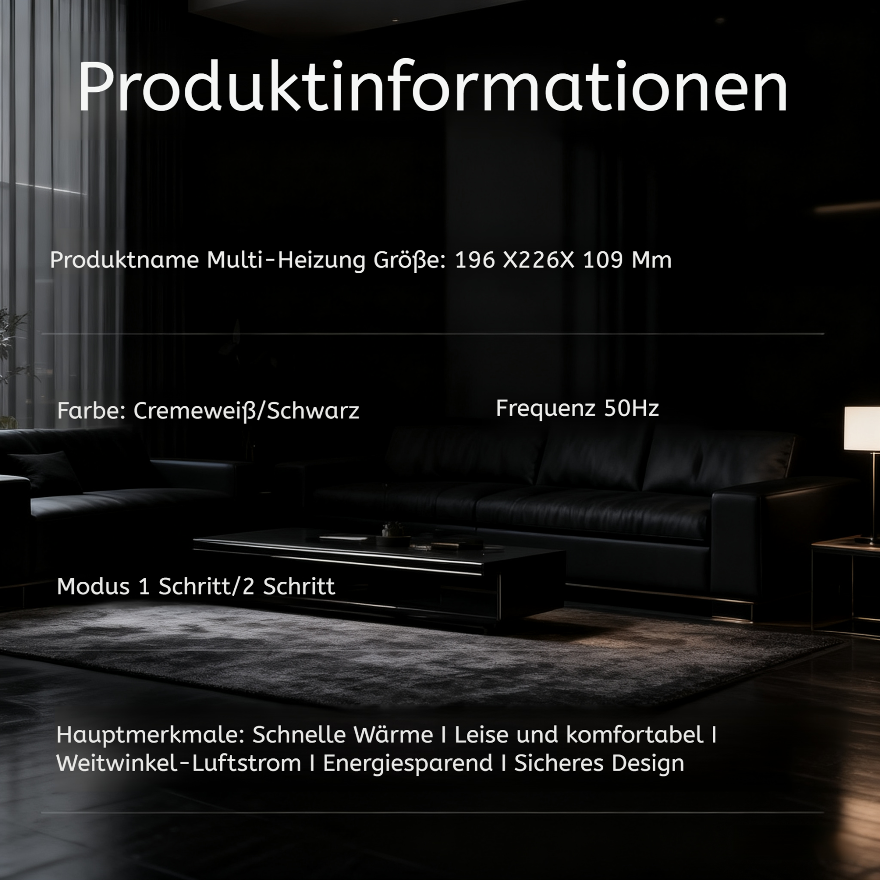 Multifunktionaler Heizlüfter