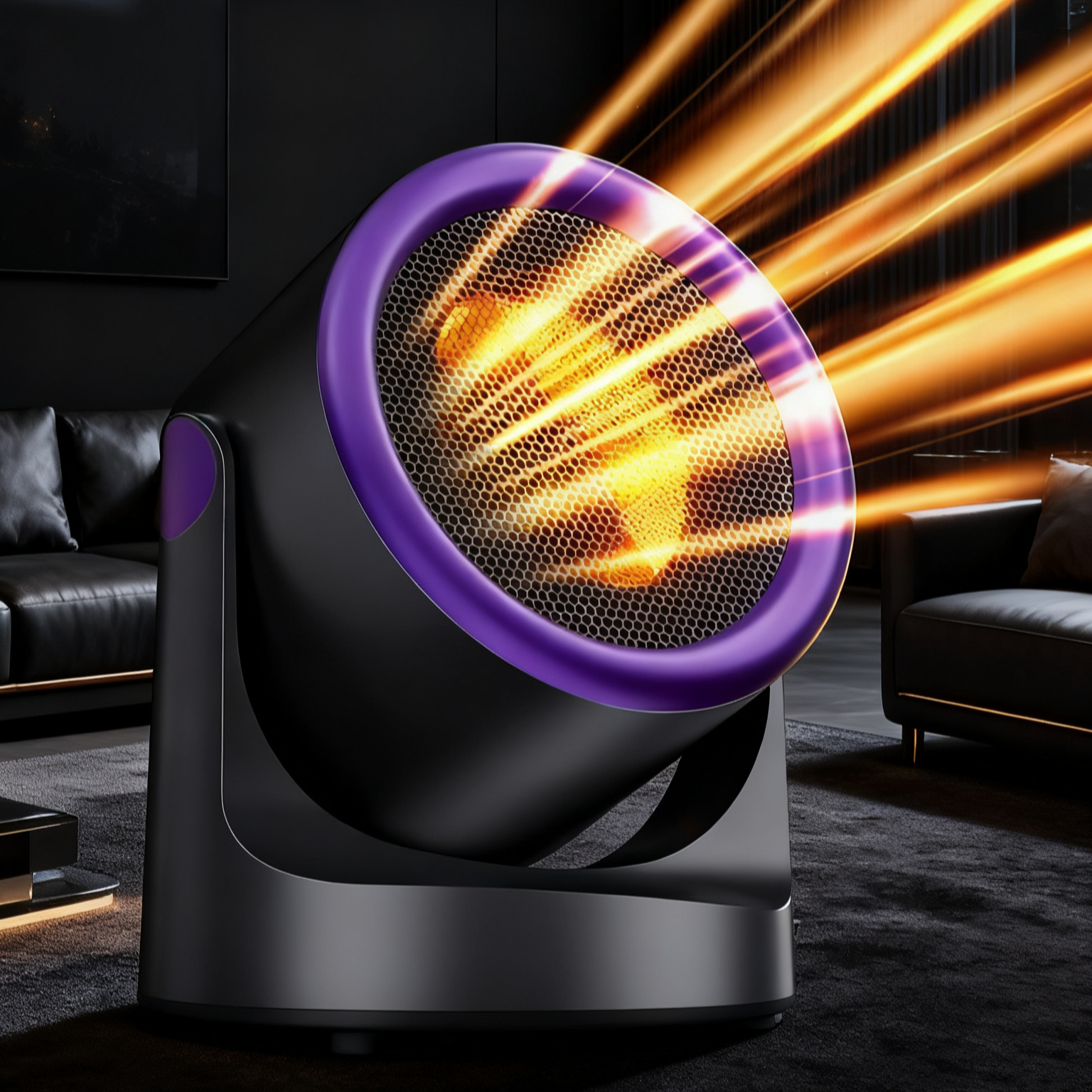 Mini Tisch-Heizlüfter mit energiesparender PTC-Heiztechnologie