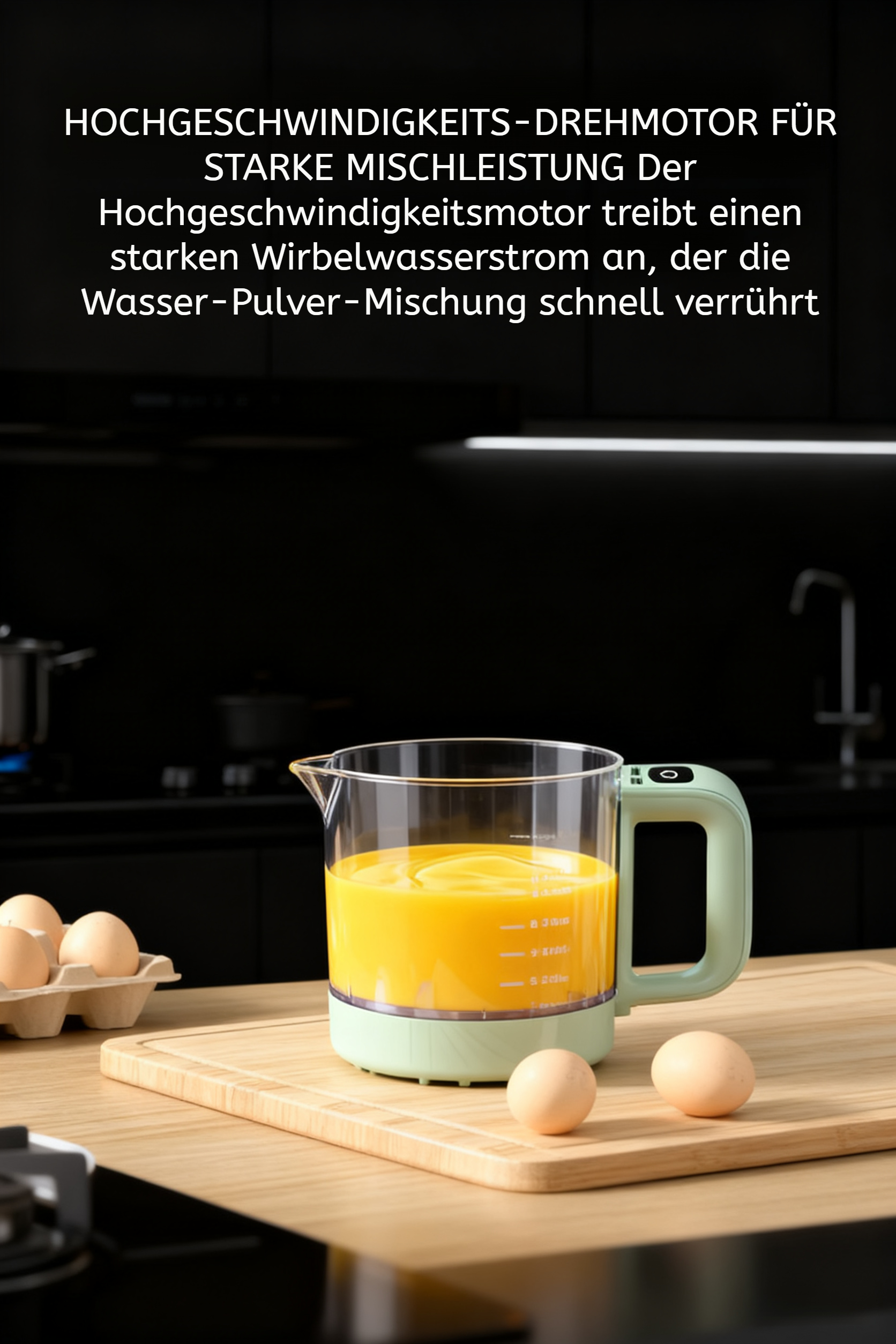 Schnelles und hygienisches Rühren mit elektrischem Rührer