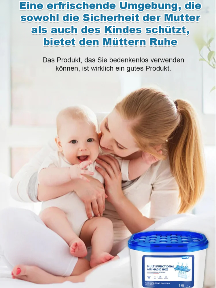 【365 Tage staubfrei für die ganze Familie】✨ Staubentferner-Box | Chlorfrei & reizfreie Rezeptur🏔️ Atmen Sie die Reinheit der Alpen