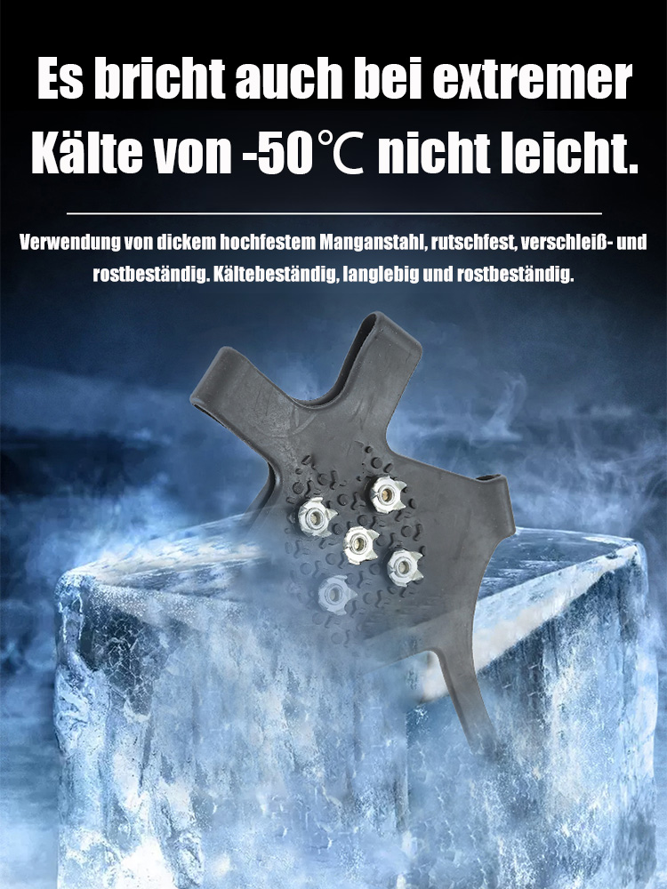Unsichtbare Eiskrallen für Outdoor-Wanderungen im Schnee