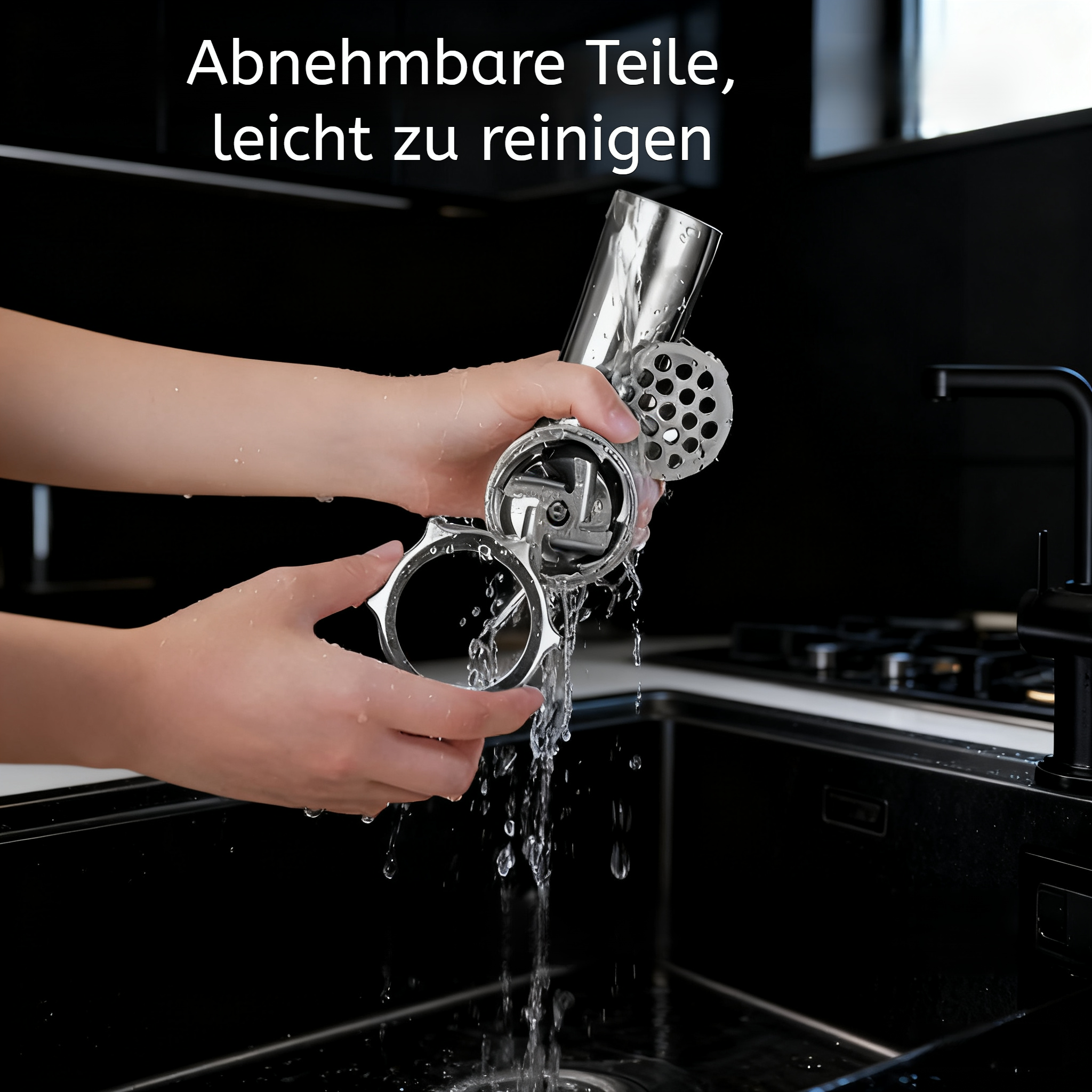 Wurstherstellung mit elektrischer Wurstfüllmaschine