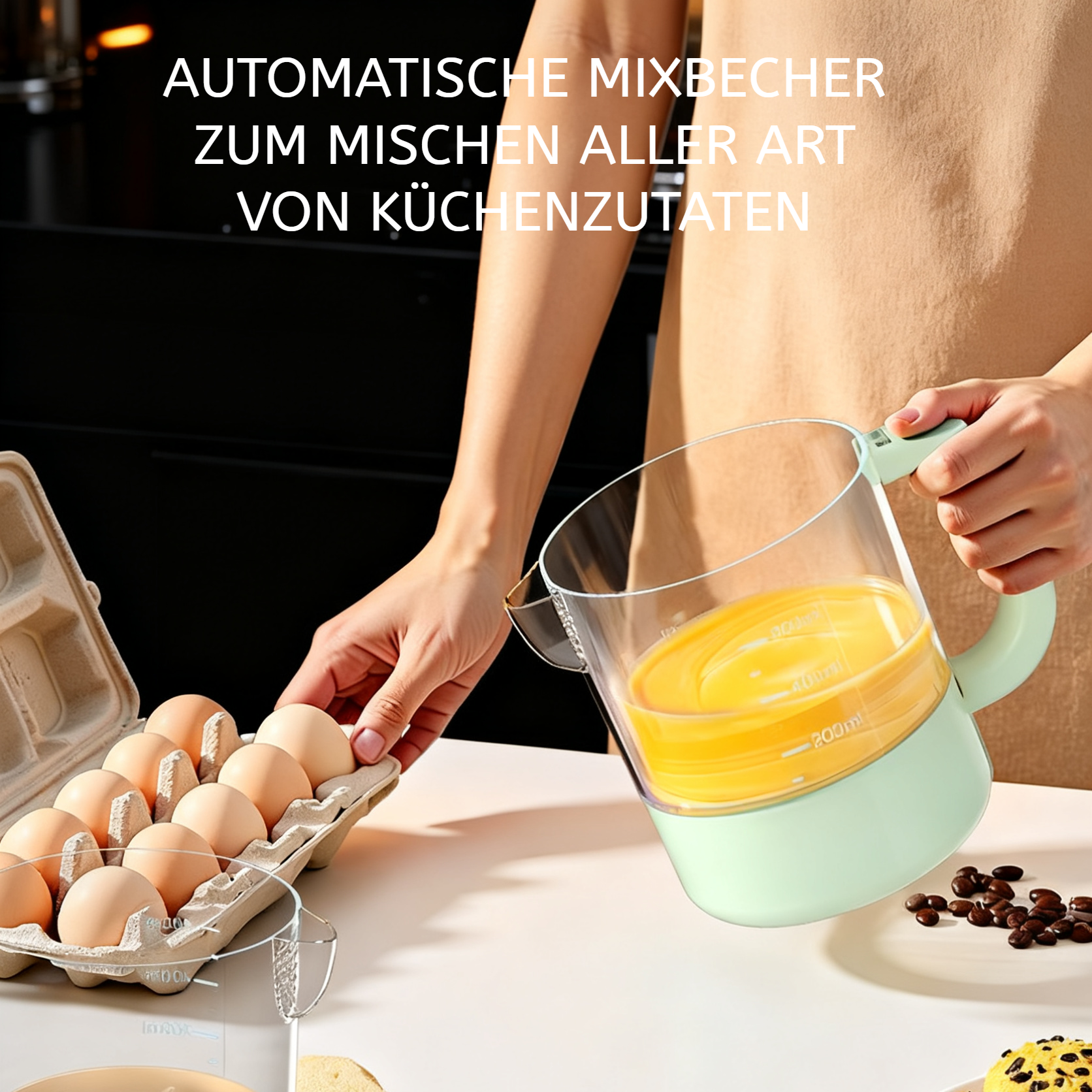 Vollautomatischer, selbstreinigender elektrischer Rührer