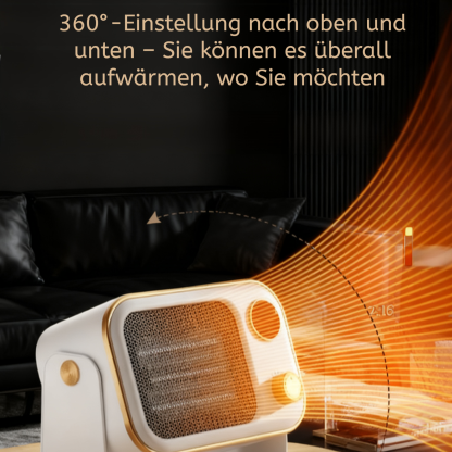 Leiser, bohrlos montierbarer PTC-Keramik-Heizlüfter für die Wand