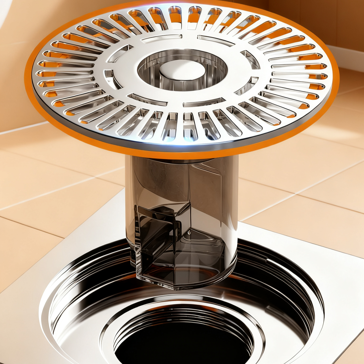 Badezimmer Bodenablauf Geruchsstopp-Einsatz