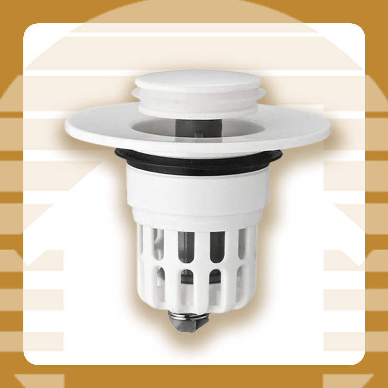 Waschbecken Geruchsfilter mit Pop-up-Ventil