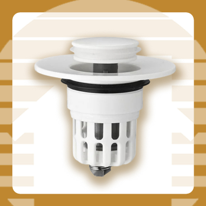 Waschbecken Geruchsfilter mit Pop-up-Ventil