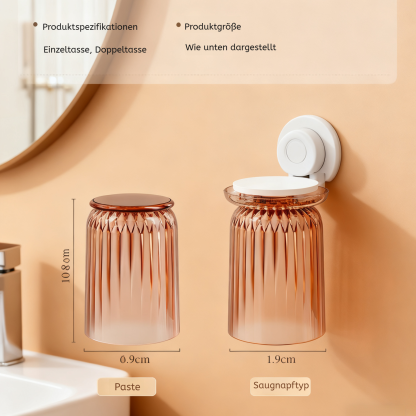 Zahnbürstenhalter mit Magnetbefestigung für Badezimmerschränke