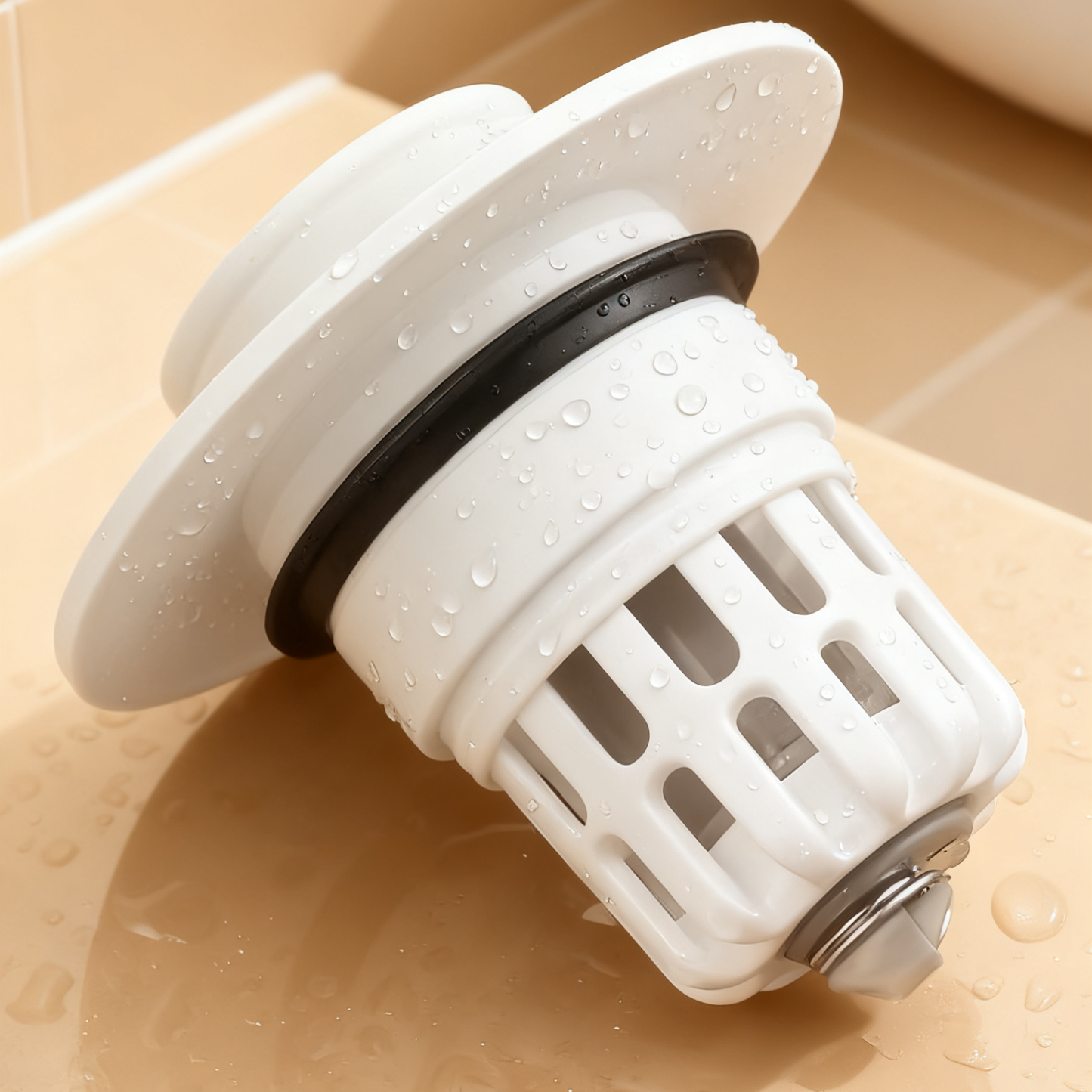 Waschbecken Geruchsfilter mit Pop-up-Ventil