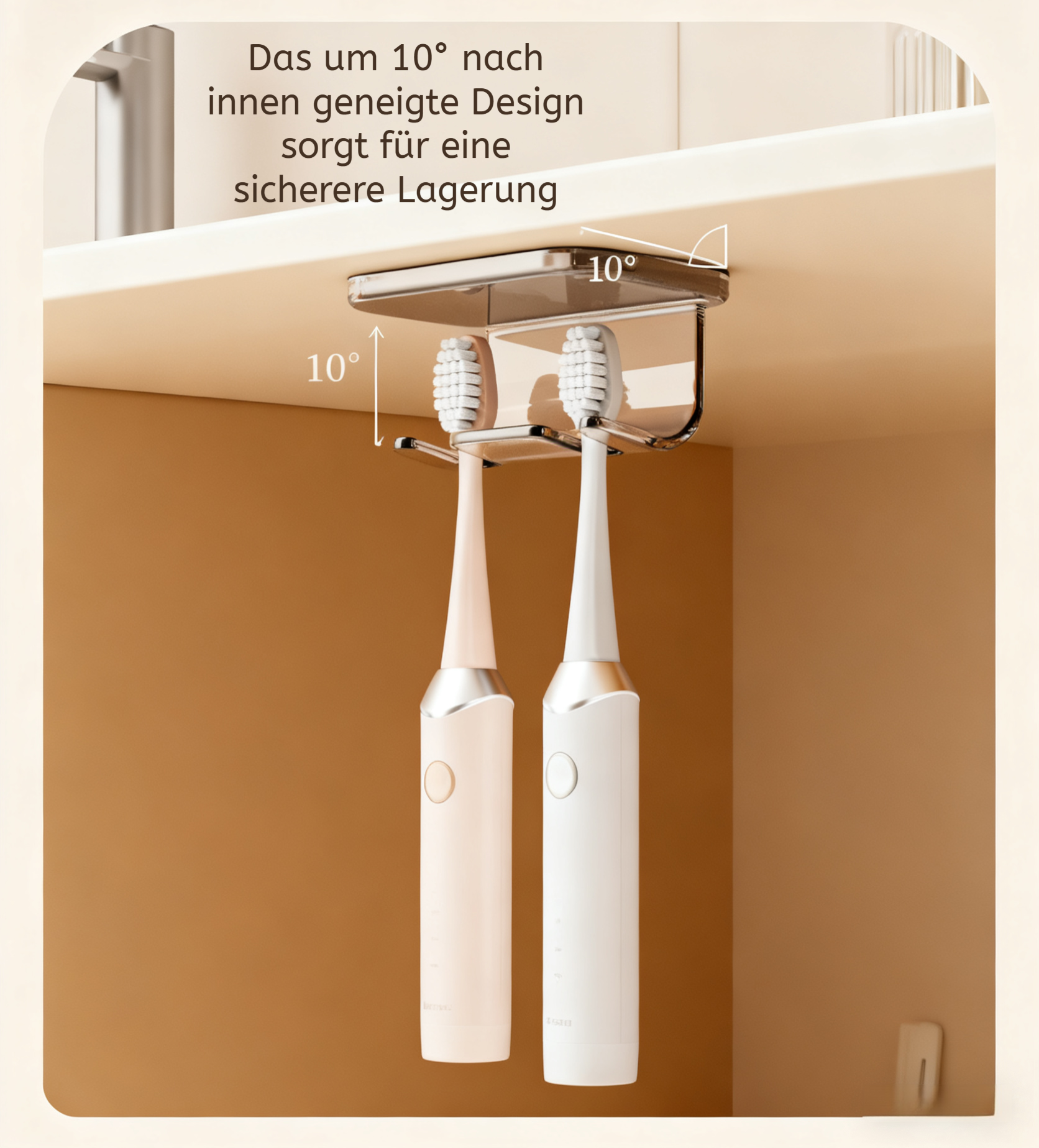 Modernes Design Zahnbürstenhalter mit Magnet