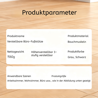 Silikon Anti-Rutsch Fußstütze unter dem Tisch