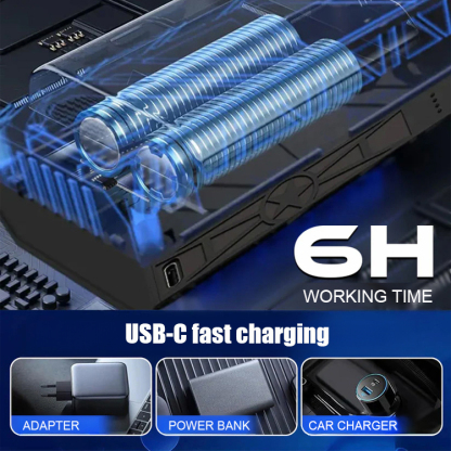 【5-Second Snow Blaster】 Winter Car Owner's Must-Have Gadget❤️Dust Removal & Drying All-in-One