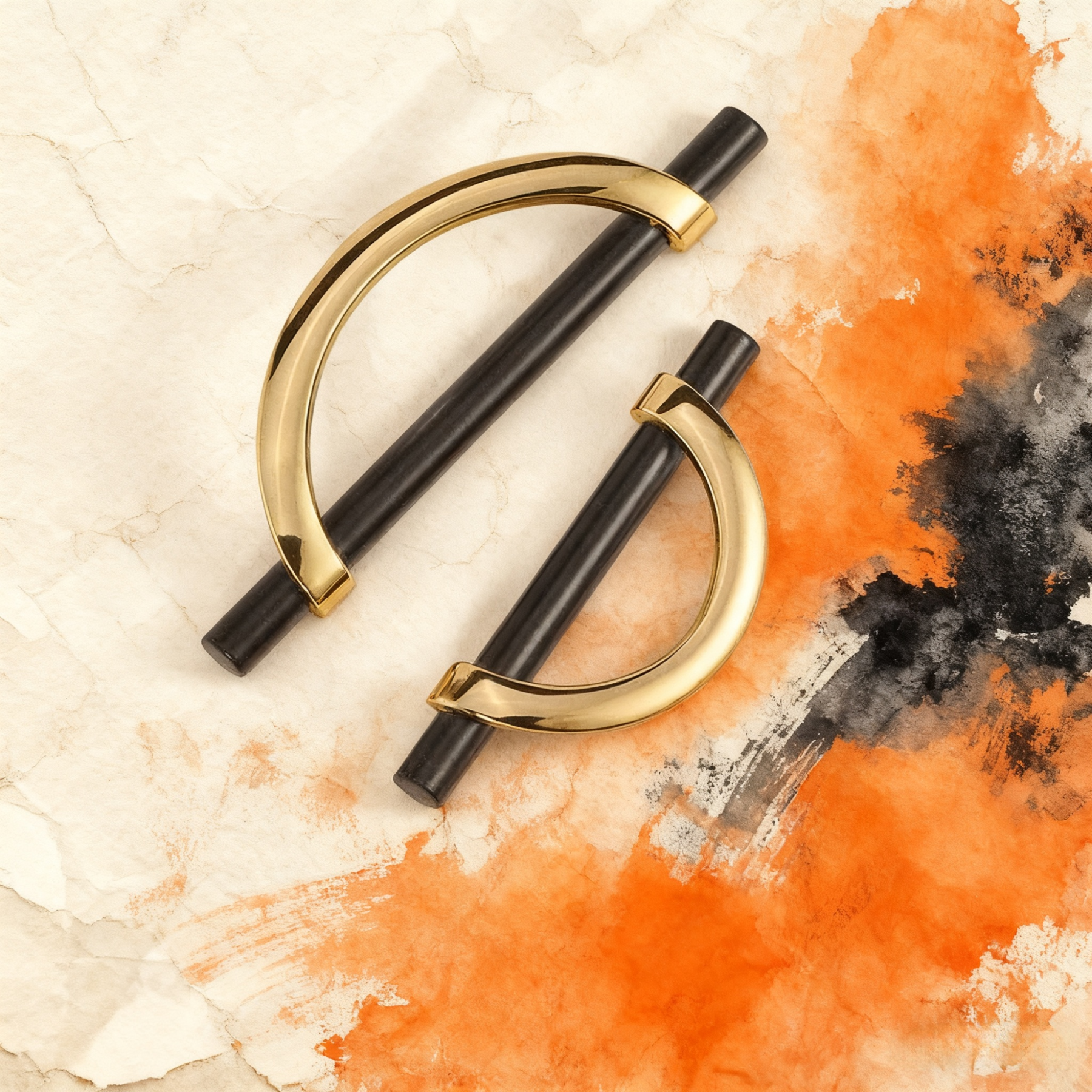 High-End Zinc Alloy Semi-Circular Cabinet Drawer Handle