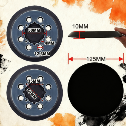 Pneumatic Sander Pad Electric Polisher Chassis