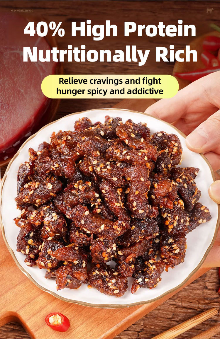【Chosen by Millions of Families】100% Premium Golden Sun-Dried Beef Jerky ❤️ Zero Additives❤️ Dangerously Addictive!