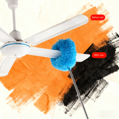 Mini Telescopic Fiber Duster with Round Head