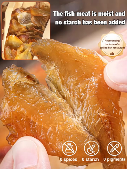 【Wild Deep Sea Yellow Fish Chips】Low-temp Roasted, Not Deep-fried.So Crispy It'll Make the Bones Crunch!