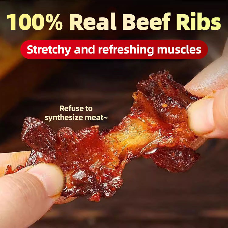 【Chosen by Millions of Families】100% Premium Golden Sun-Dried Beef Jerky ❤️ Zero Additives❤️ Dangerously Addictive!