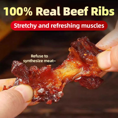 【Chosen by Millions of Families】100% Premium Golden Sun-Dried Beef Jerky ❤️ Zero Additives❤️ Dangerously Addictive!