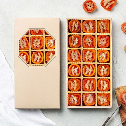 【Family Snack for Just $0.30 a Day!】Sweet & Crispy Persimmon Walnut Pie❤️Zero Additives