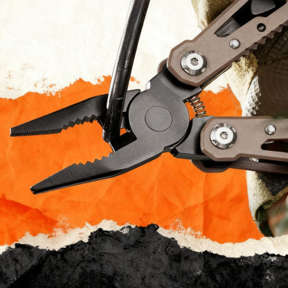 Outdoor Foldable Stainless Steel Multi-Functional Pliers