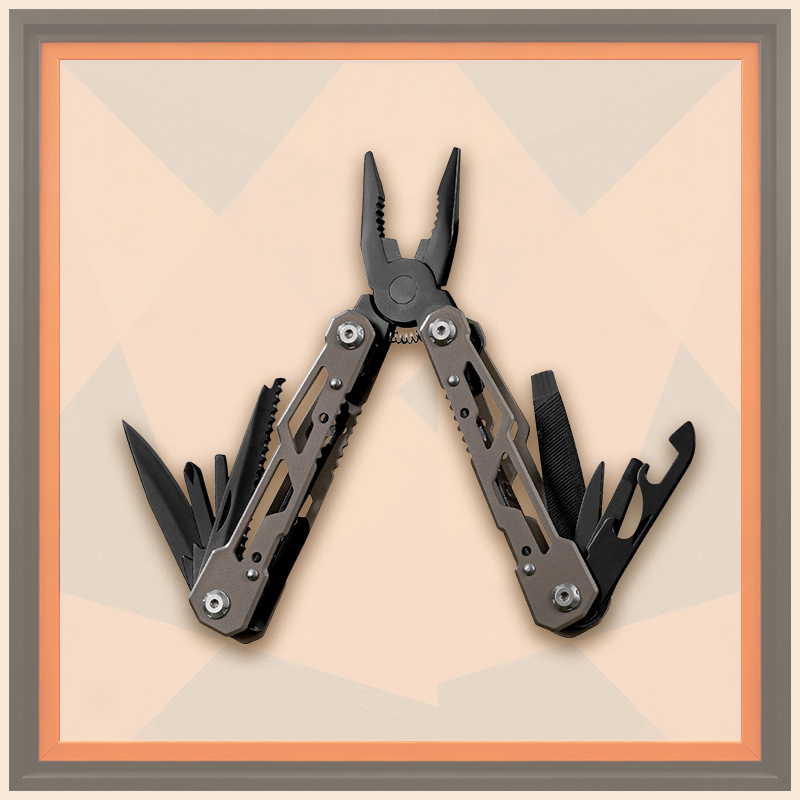 Outdoor Foldable Stainless Steel Multi-Functional Pliers