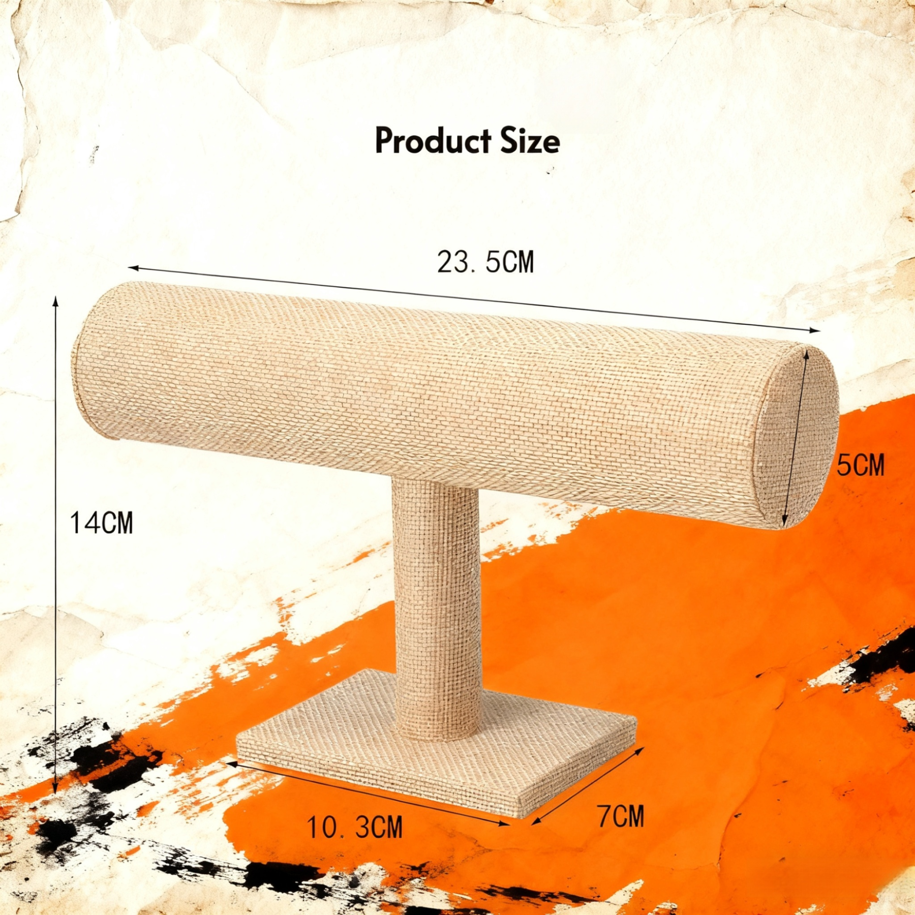 Velvet Single-Layer Watch Stand Jewelry Display Rack